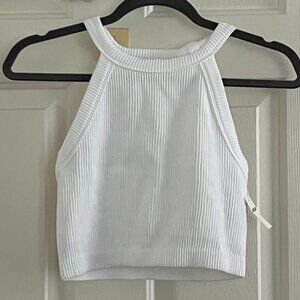 White American Eagle Sleeveless Lined Tank Top Size M